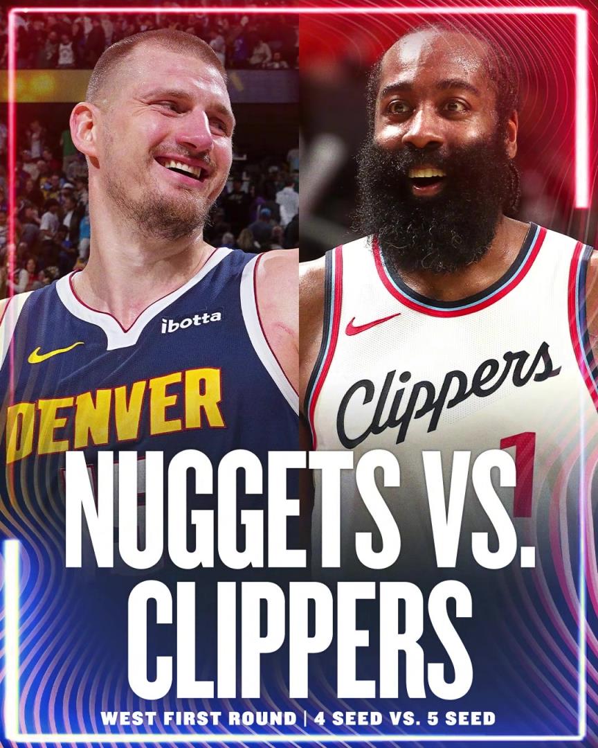 帶隊(duì)的神！哈登率快船鎖定西部第5，生涯從未缺席過季后賽！